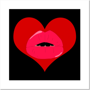 Love Lips Posters and Art